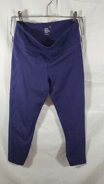 GapFit Blackout Technology High-Waisted Crop Leggings Purple S